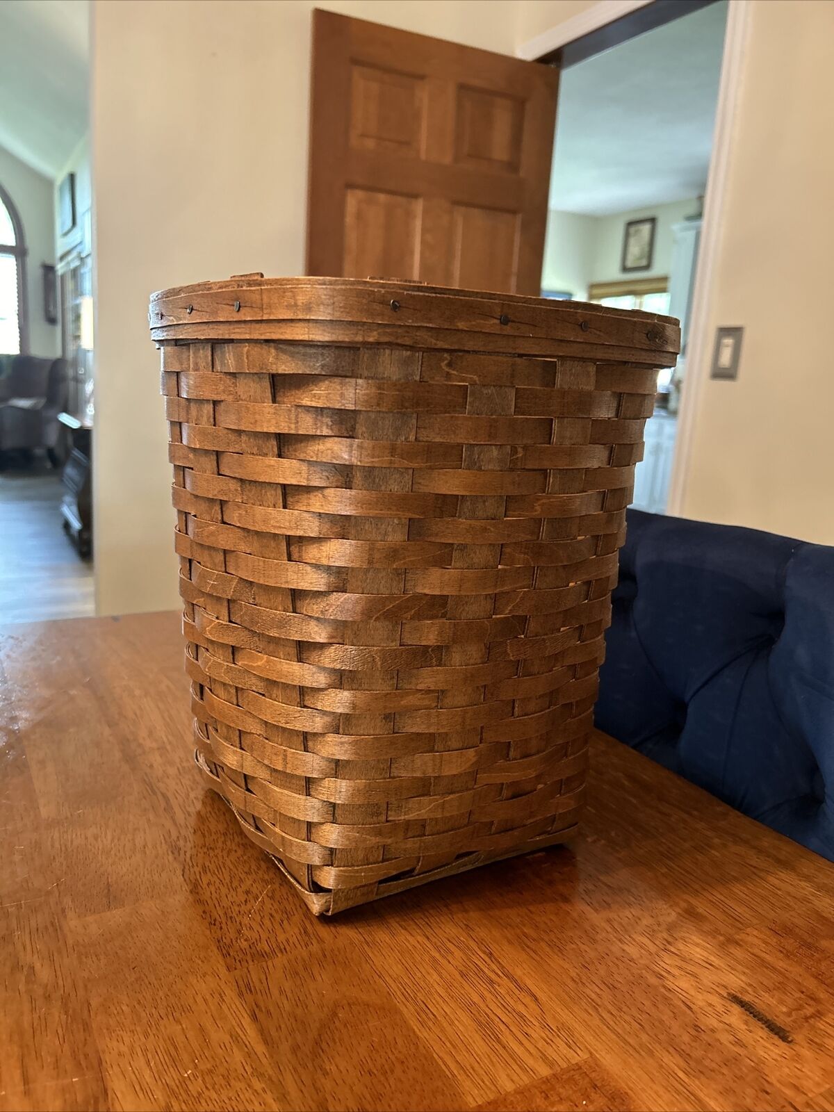 Longaberger 1983 Rare Vintage Medium Waste Basket