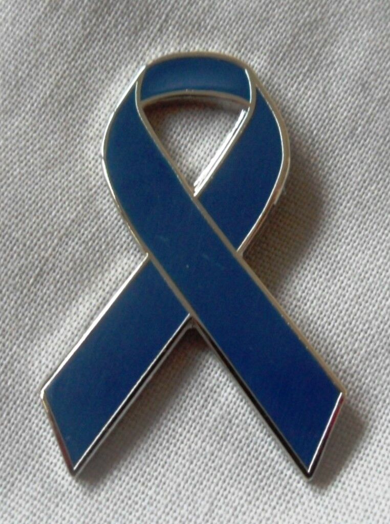 ***NEW***  Huntington\'s Disease Awareness ribbon enamel badge / brooch.Charity.
