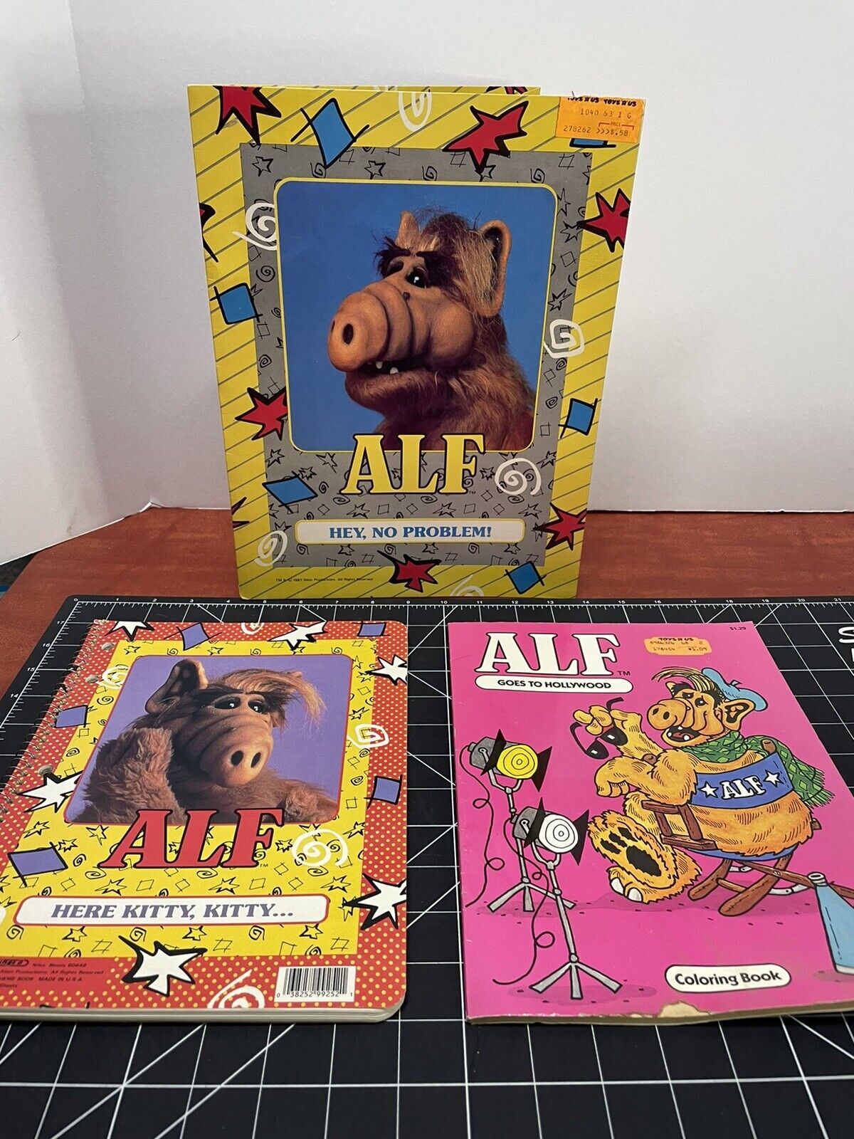 Vintage Alf Folder, Notebook, Coloring Book 1987 Alien Productions