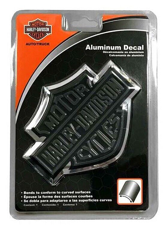 Harley-Davidson Bendable Aluminum Silver Decal Bar & Shield - CG41713