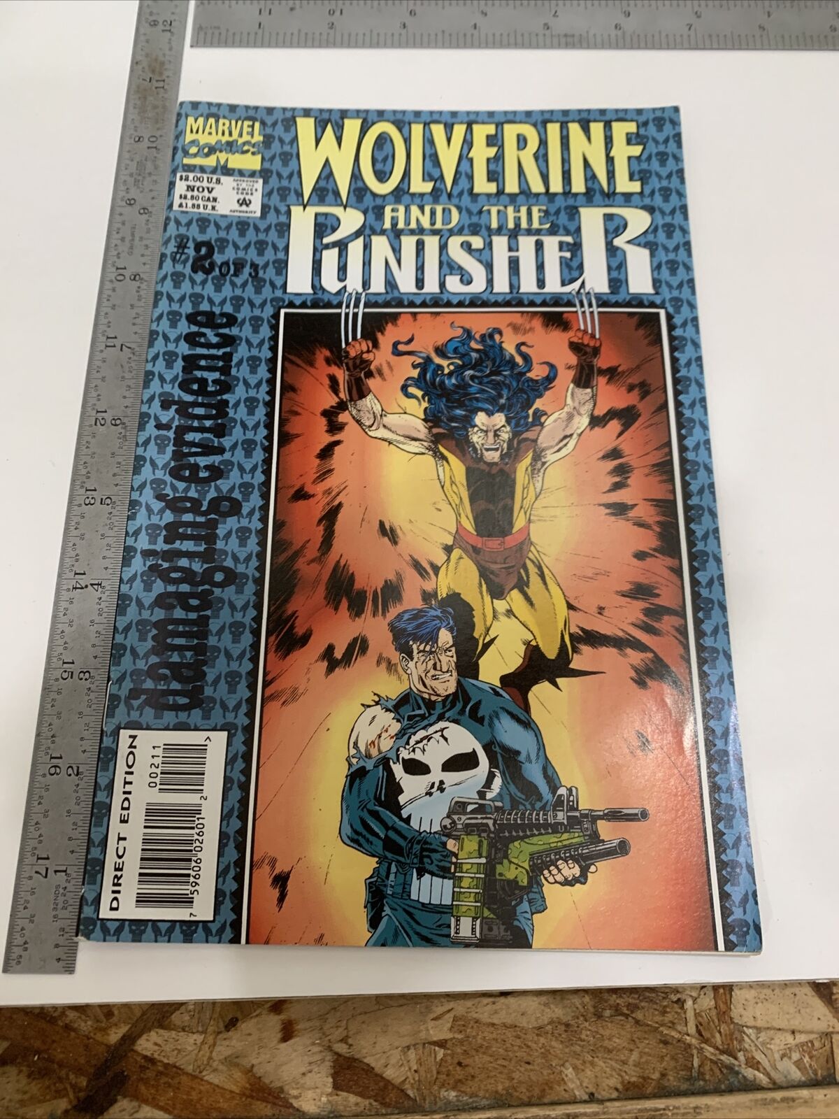 Wolverine and the Punisher #2 of 3 damaging evidence