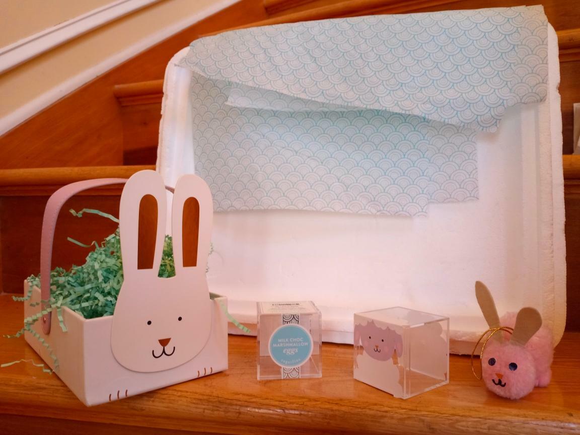 Sugarfina Pink Bunny Bento Box DIY-candy-cubes sheep Gender Reveal Rabbit Easter