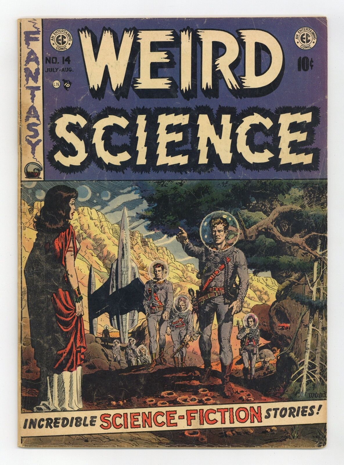 Weird Science #14 GD+ 2.5 RESTORED 1952