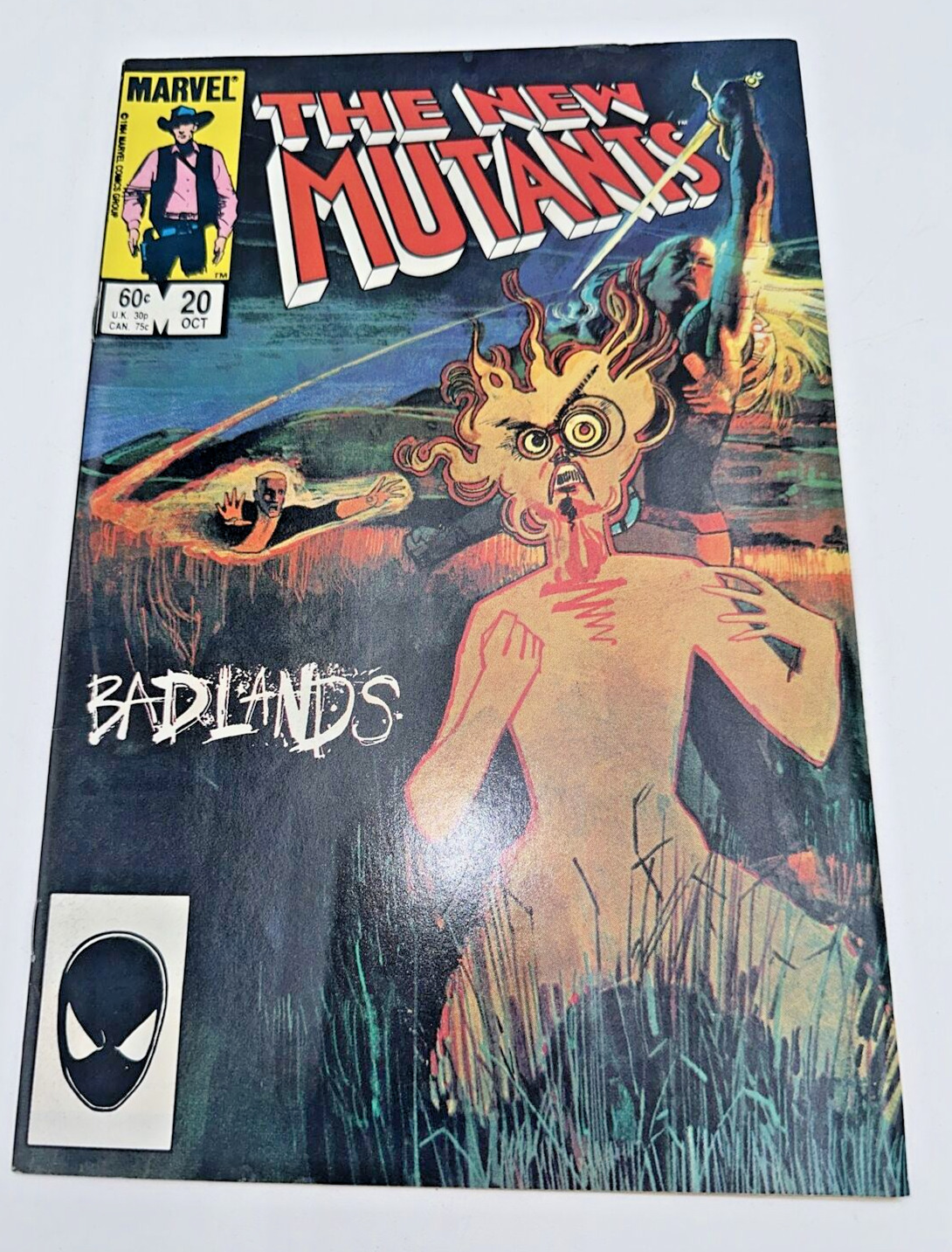 The New Mutants #20 (Marvel Comics October 1984) Badlands Claremont/Sienkiewicz