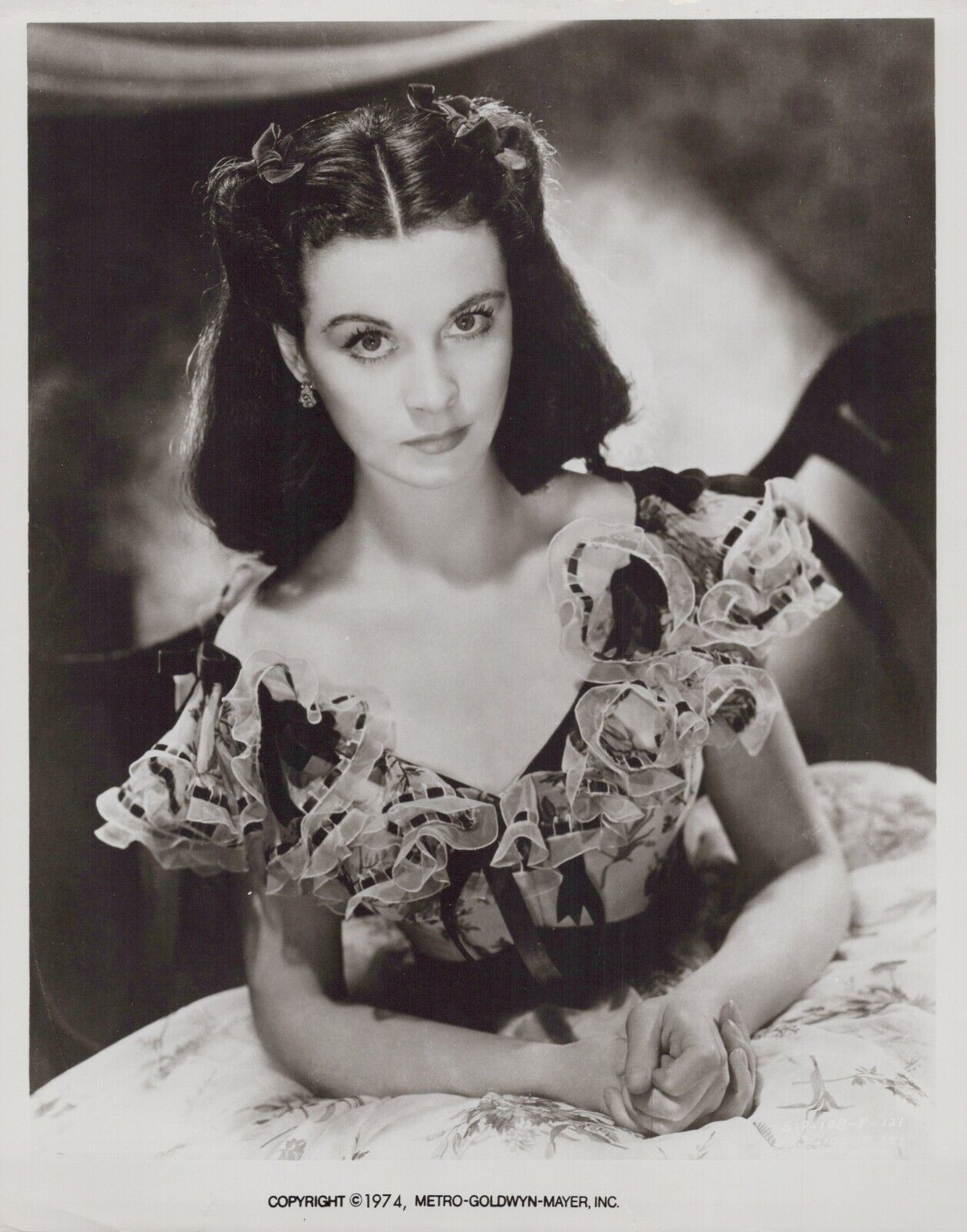 HOLLYWOOD BEAUTY VIVIEN LEIGH GONE WITH WIND STUNNING PORTRAIT 1974 Photo 536