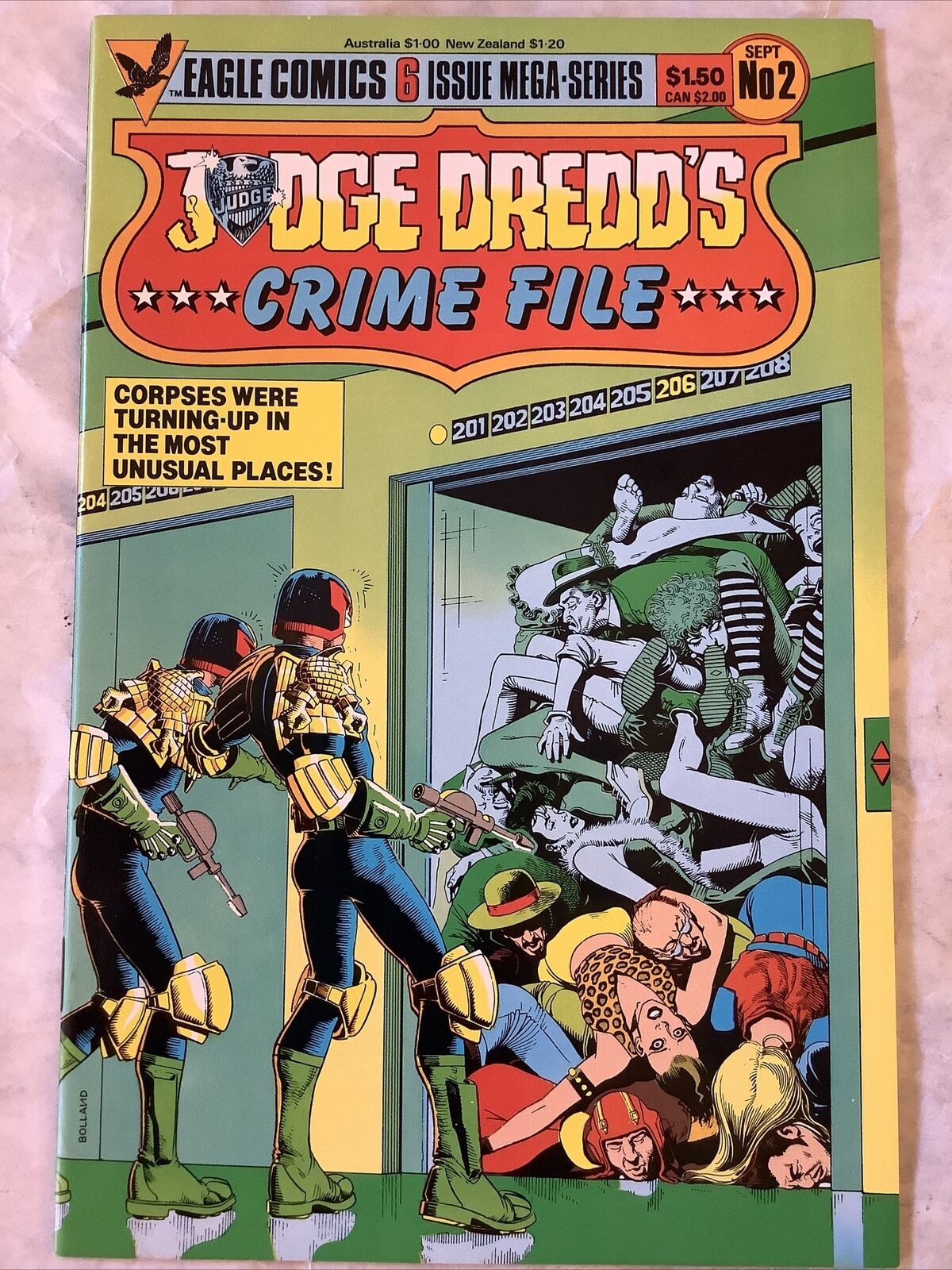 Judge Dreadd’s Crime File #2 (Eagle Comics 1985) John Wagner, Alan Grant NM