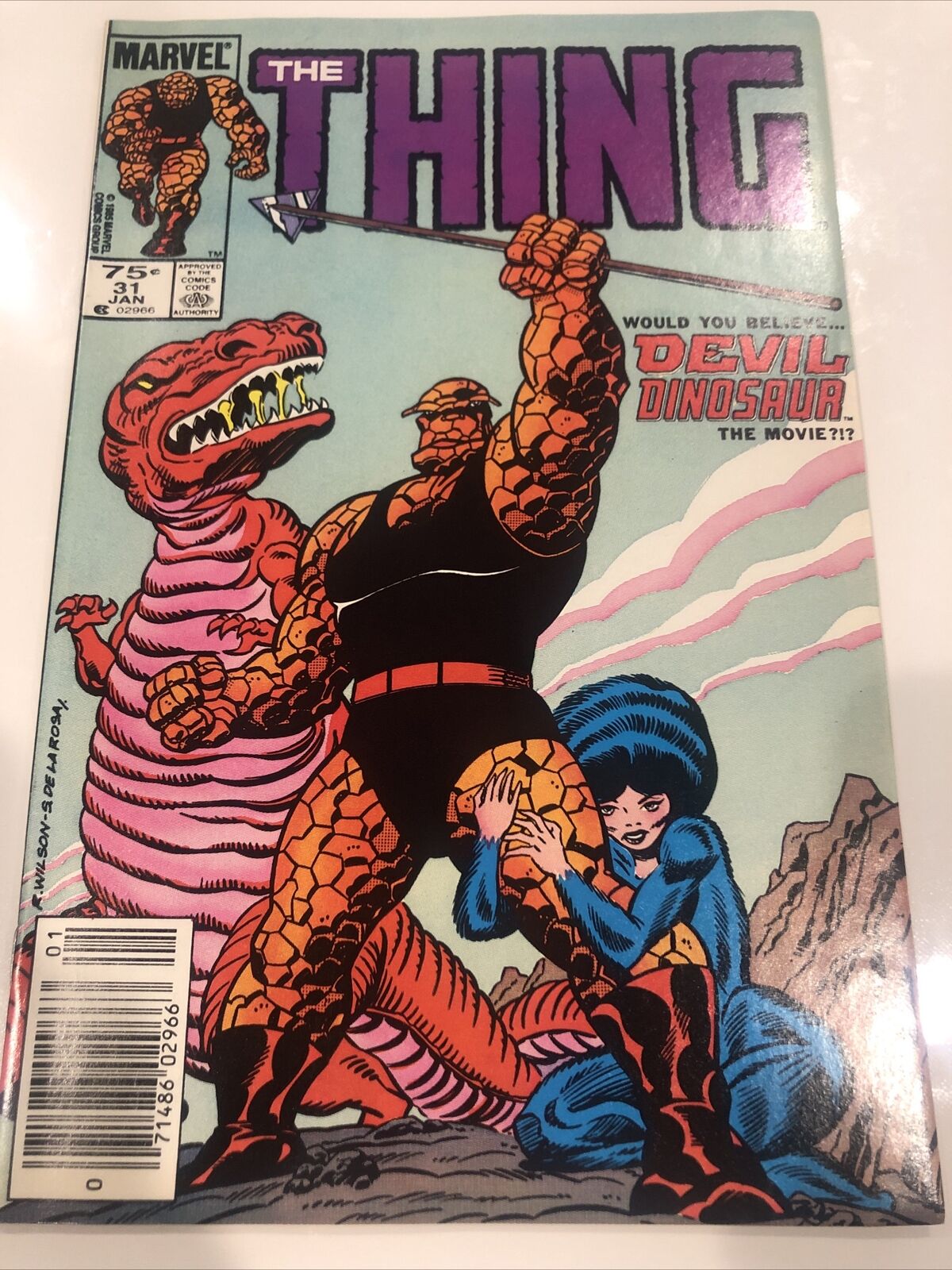 The Thing (1986) # 31 (NM) Canadian Price Variant • CPV • Mike Carlin• Marvel