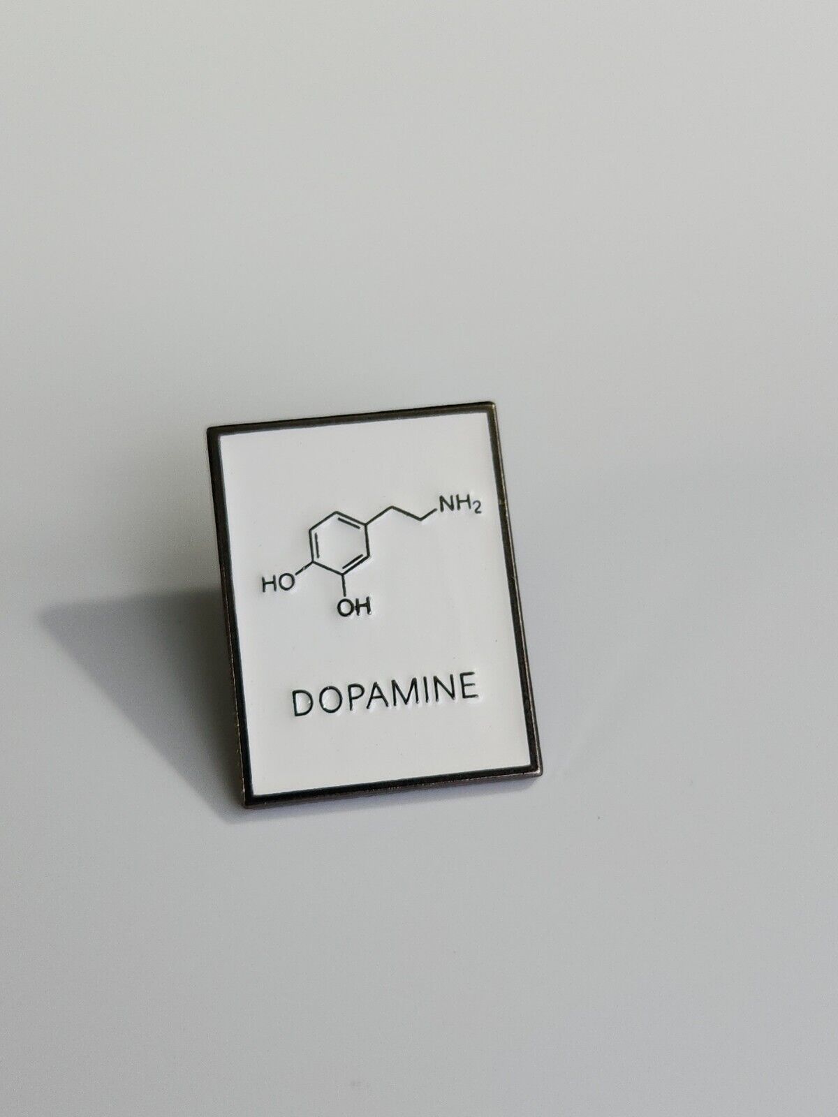 Dopamine Chemical Compound Lapel Pin