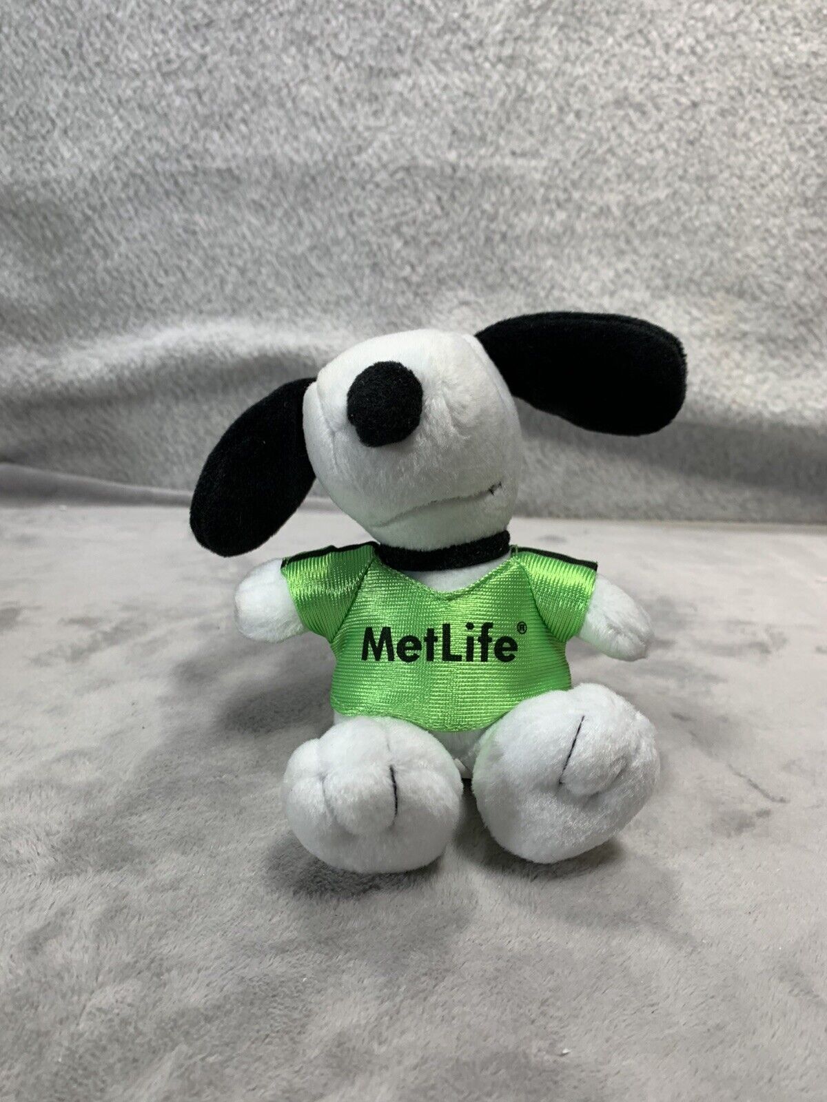 Met Life Peanuts Snoopy Plush - Soccer Promotional Item Missing Soccer Ball