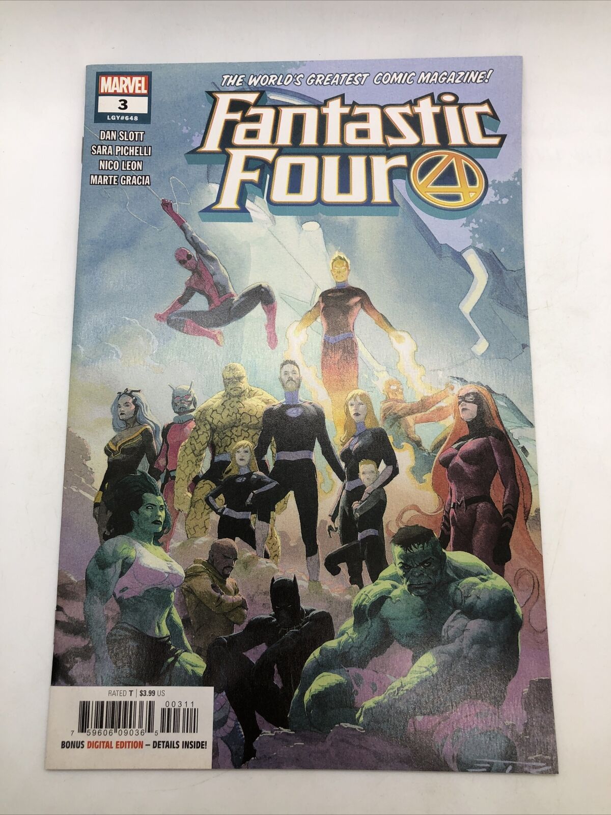 Marvel Comics 2019 Fantastic Four #3 Dan Slott Sara Pichello