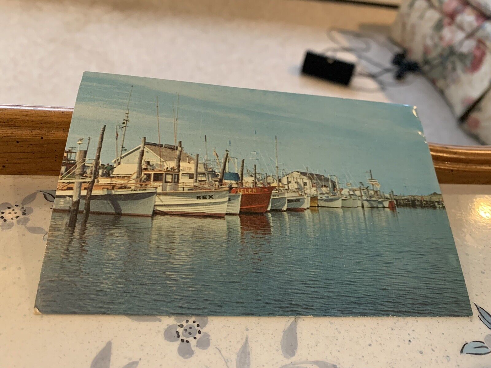 Postcard, Fishing Boats, Montauk NY