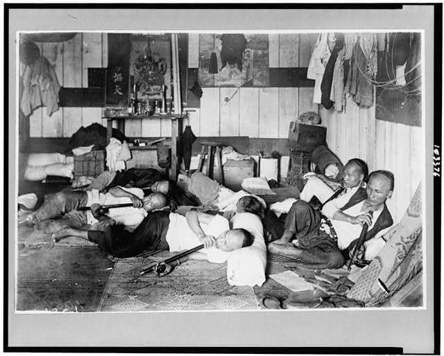 Opium Den,Malinta Street,Manila,Philippine Islands,1924,Smoking Opium,Drug Abuse