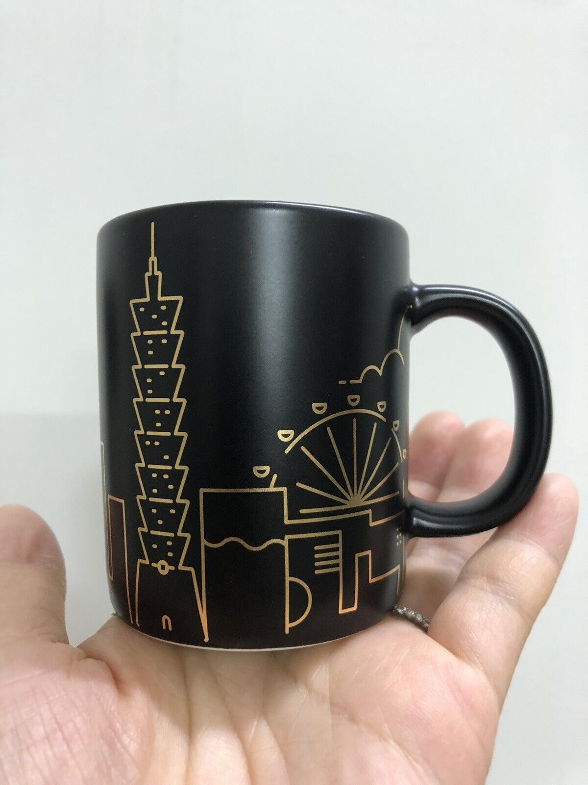 Starbucks 2020 China SS Taipei 101 Buliding Classic 3oz Mug Coffee Cup Black