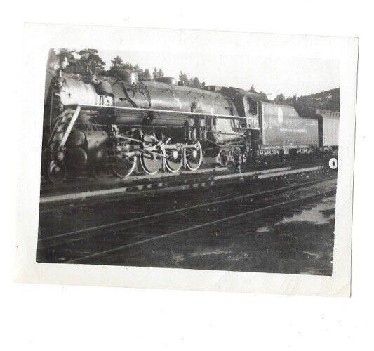 c1930s Train Steam Engine Railroad Snapshot Photo Snap Vintage Vtg