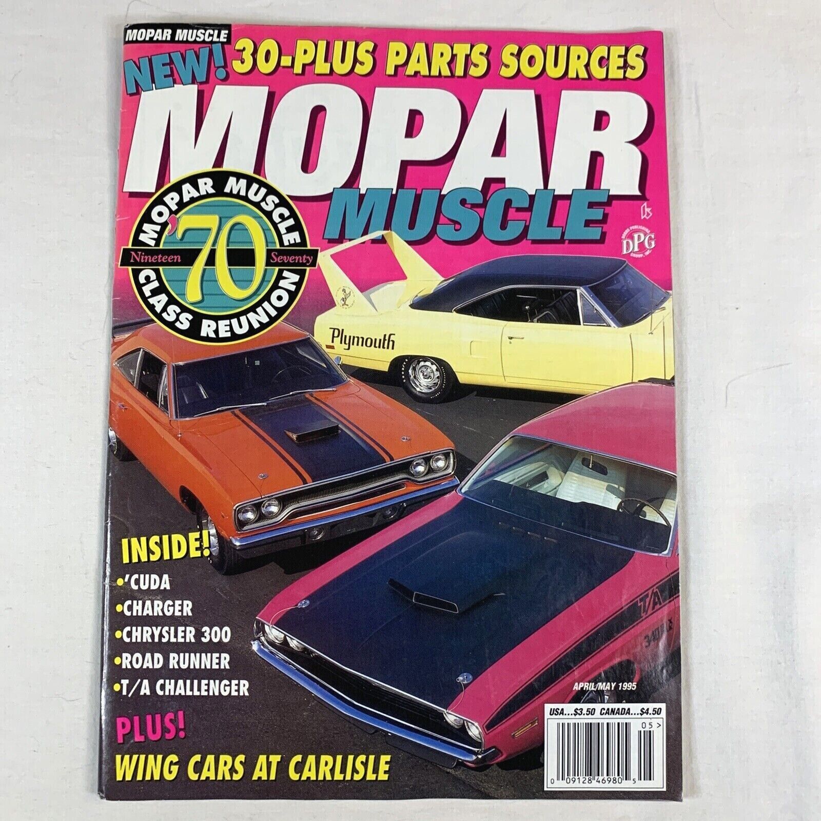 Mopar Muscle Magazine Charger Chrysler 300 Challenger Plymouth April May 1995