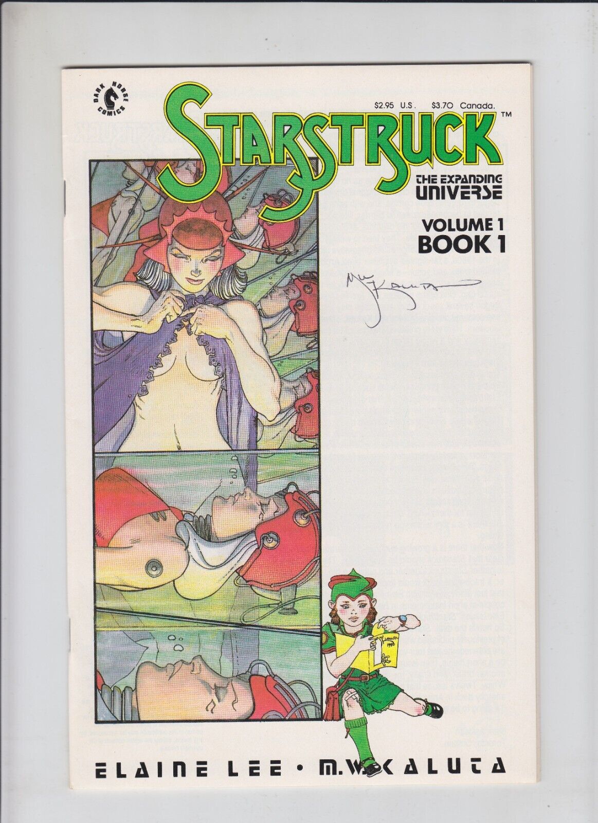 Starstruck #1 VF/NM SIGNED by Mike Kaluta - Dark Horse Comics - Elaine Lee
