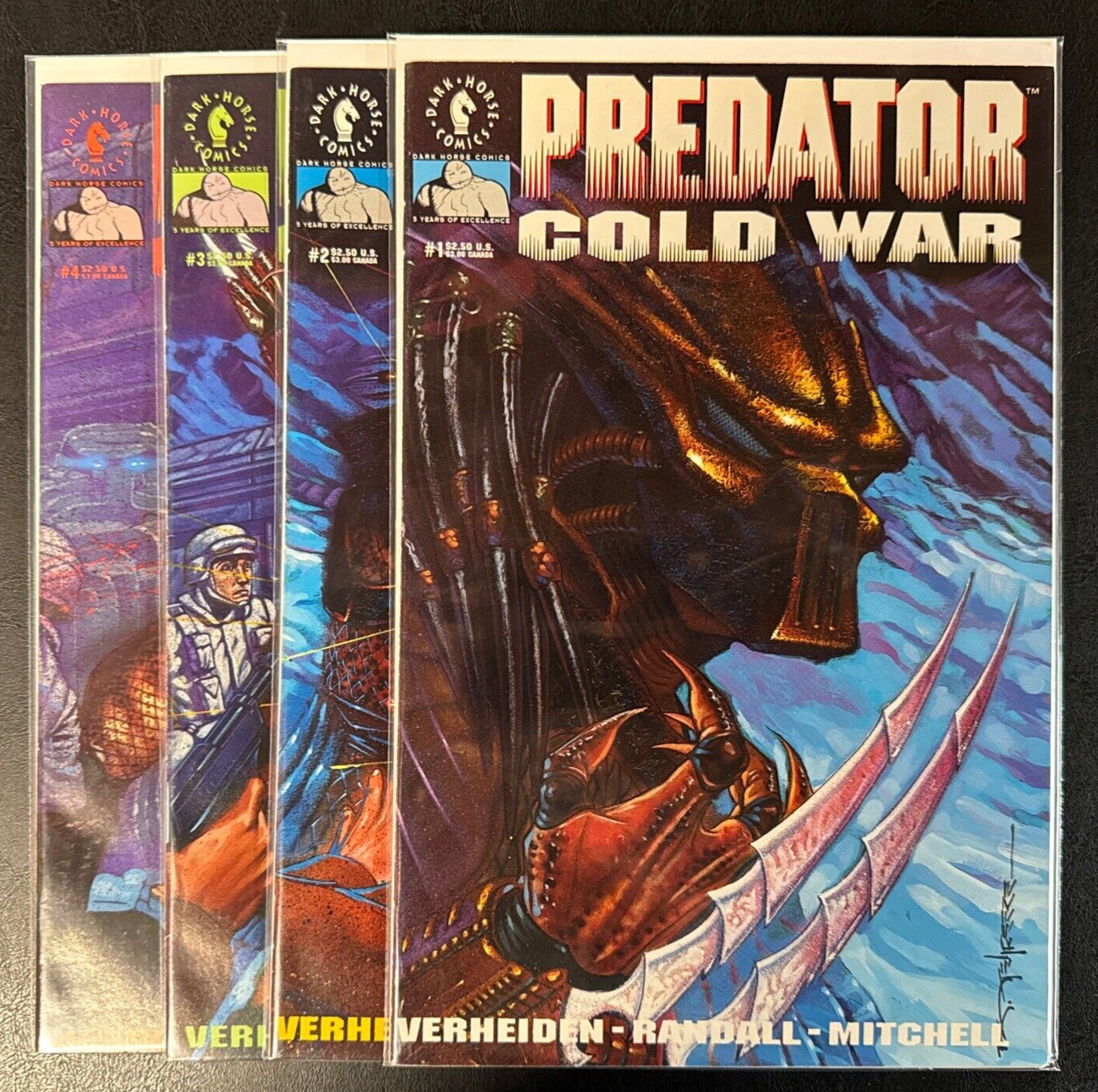 Predator: Cold War (1991) #1-4 - Comics Books - Complete Set - Dark Horse Comics