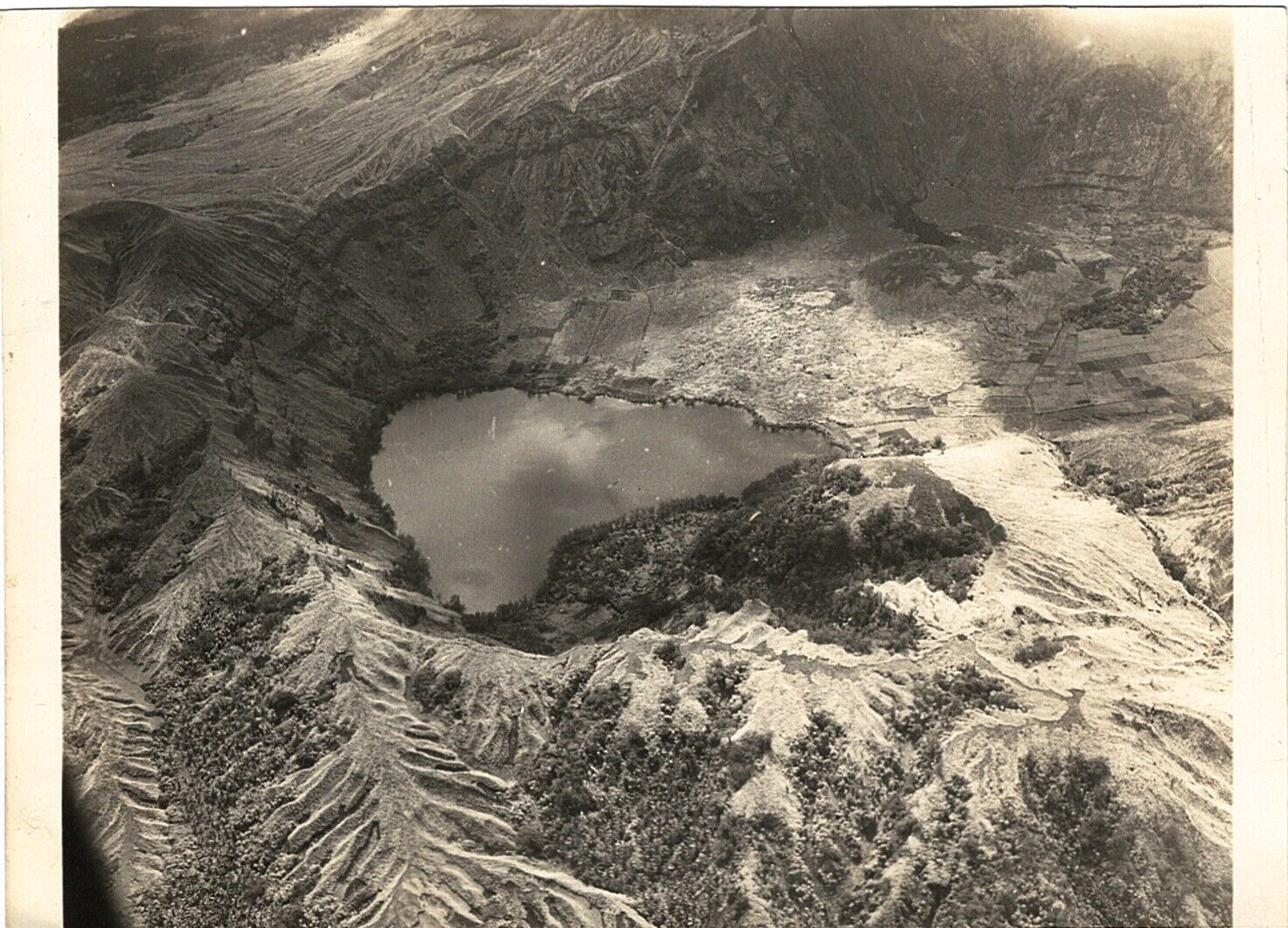 Vintage Photograph Pagan Lake CANADA