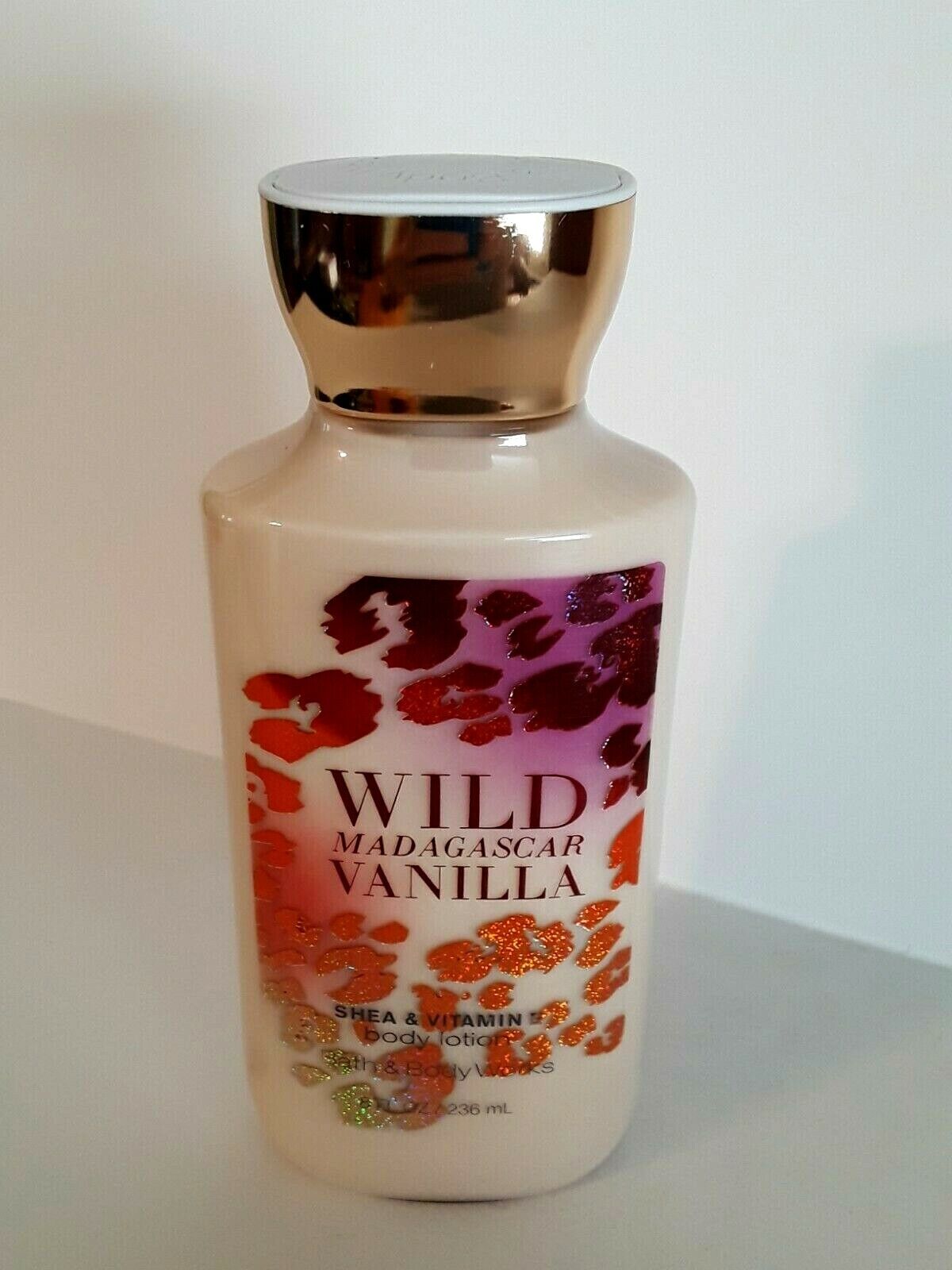 Bath & Body Wild Madagascar Vanilla Shea & Vitamin e Lotion 8oz New