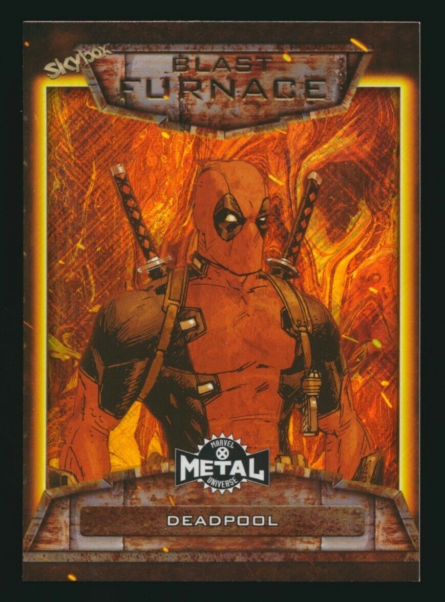 2020 2021 Upper Deck Marvel Metal Universe X-Men Blast Furnace SP B-23 Deadpool
