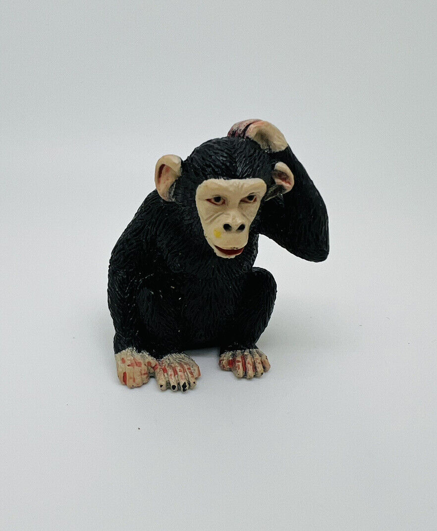 Yowie Chimp Chimpanzee Animal Mini Figure Figurine Collectible Toy