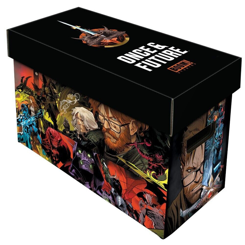 ONCE & FUTURE COMIC BOOK STORAGE BOX - BOOM STUDIOS HOLDS UP TO 175 COMIC BOOKS