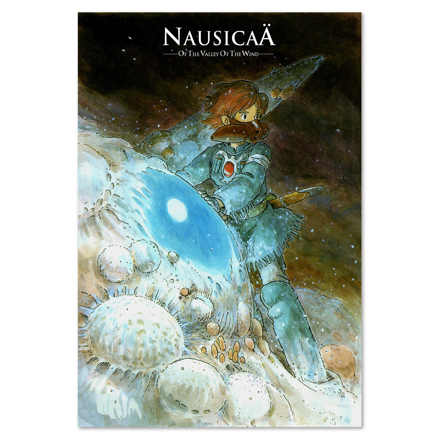 Nausicaa of the Valley of the Wind Poster - Studio Ghibli Key Art - High Quality