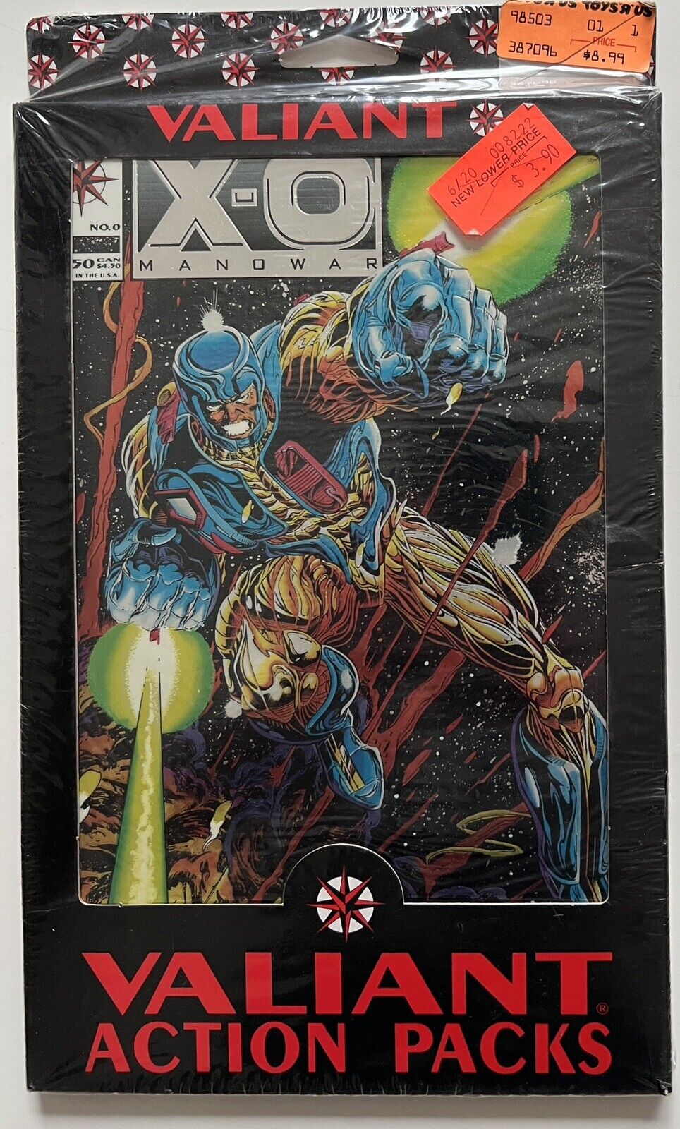 Valiant Action Pack Comics X-O Manowar #0 and more Factory Sealed