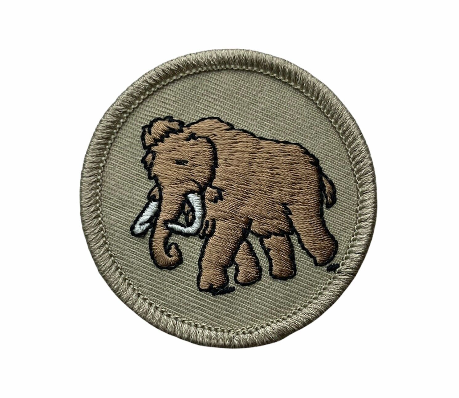 BSA Licensed Wooly Mammoth Boy Scouts Badge Boys 2 inch Patch AVAQ0278 F6D28S