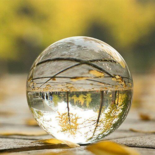 LONGWIN Crystal Ball Healing Sphere Paperweight Photography Photo Props 40-250MM