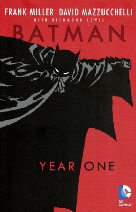 Batman: Year One Trade Paperback Frank Miller David Mazzucchelli. Stock Image
