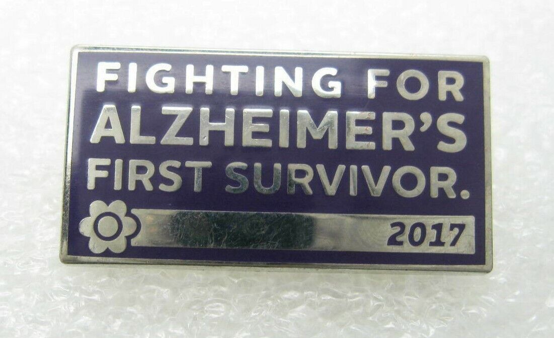 Fighting for Alzheimer\'s First Survivor 2017 Lapel Pin (A384)