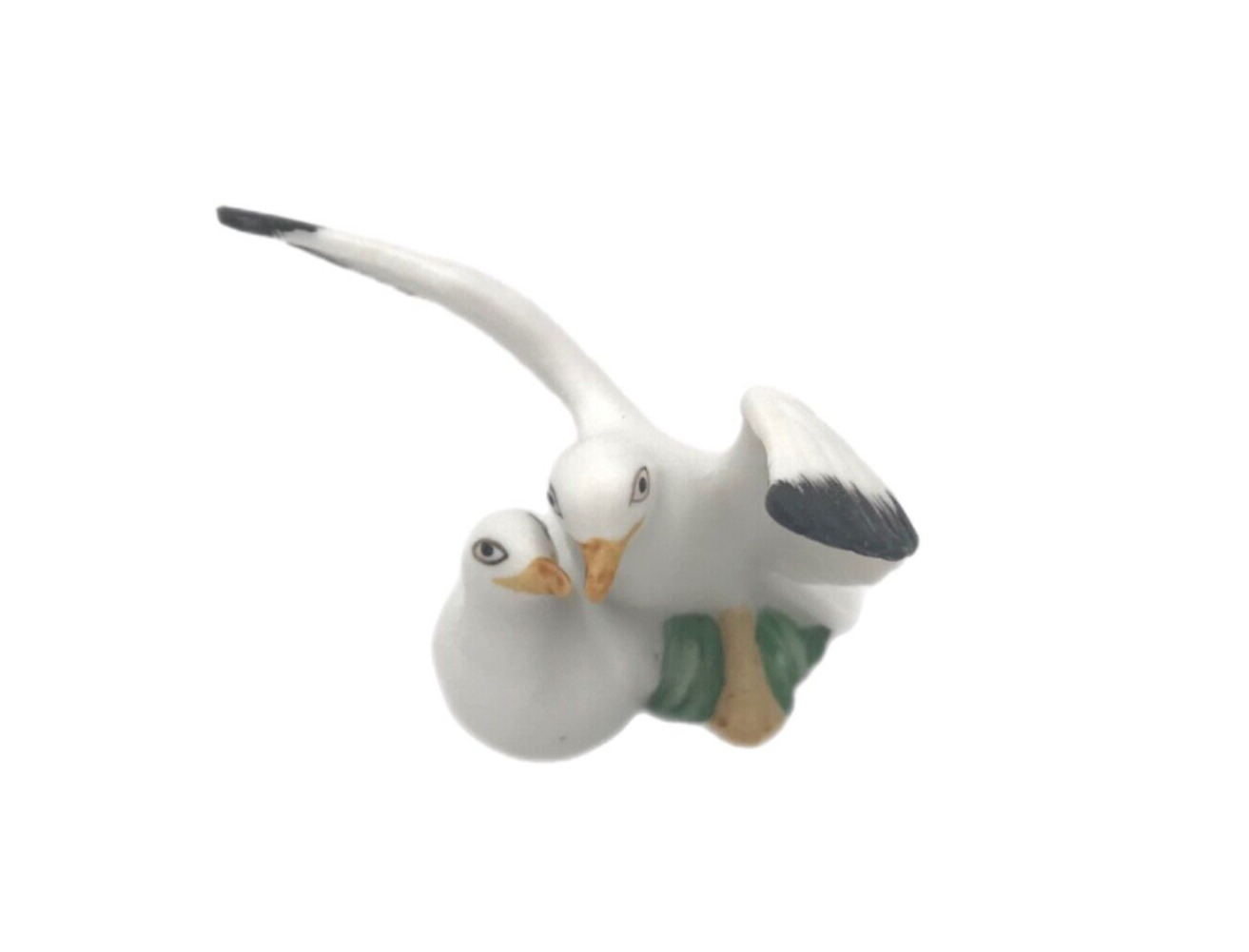 Vintage George Good Hand Painted Seagull Figurine Couple Courtship Porcelain