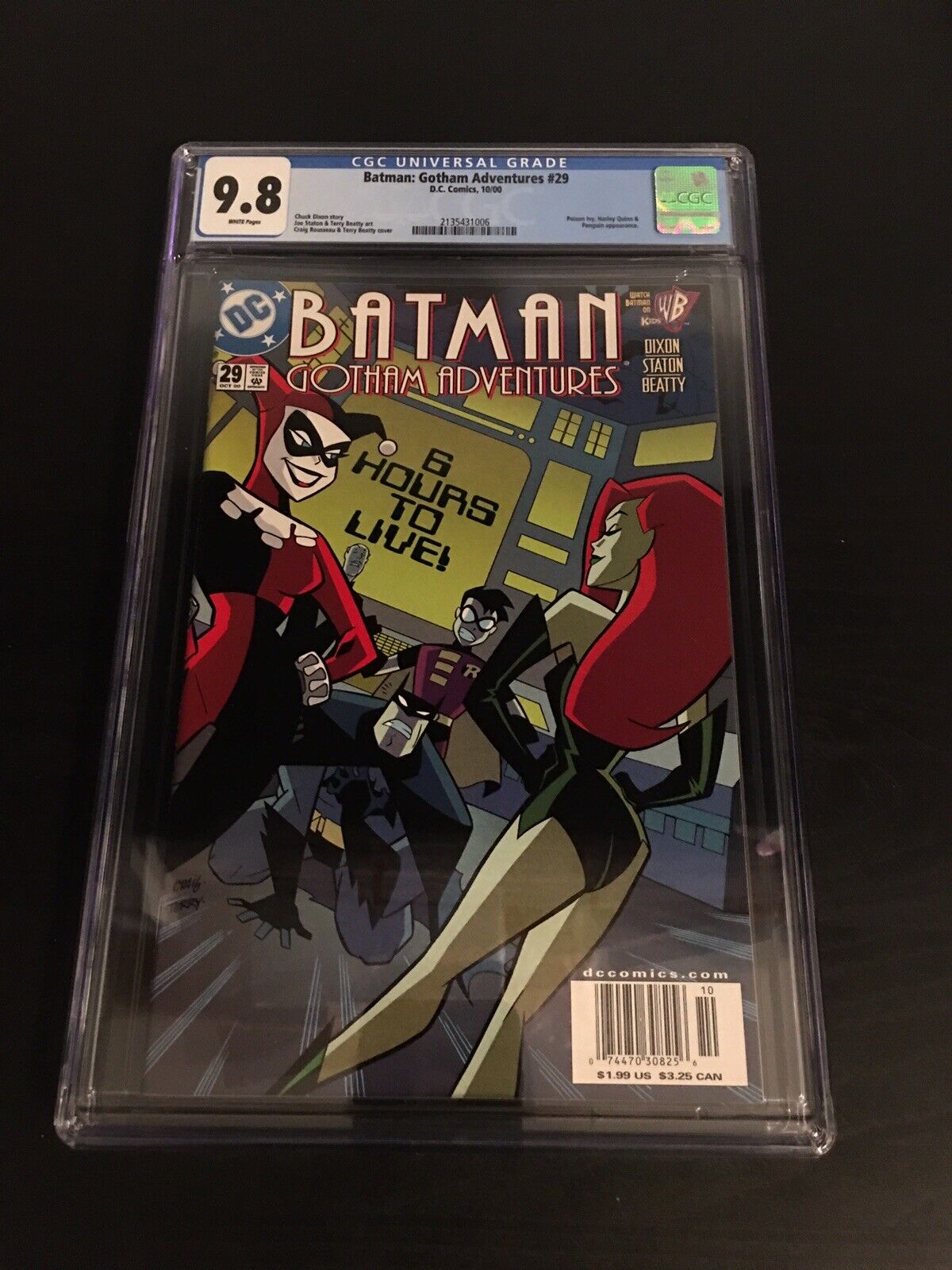 Batman Gotham Adventures #29 CGC 9.8 Newsstand Variant Harley Quinn Poison Ivy