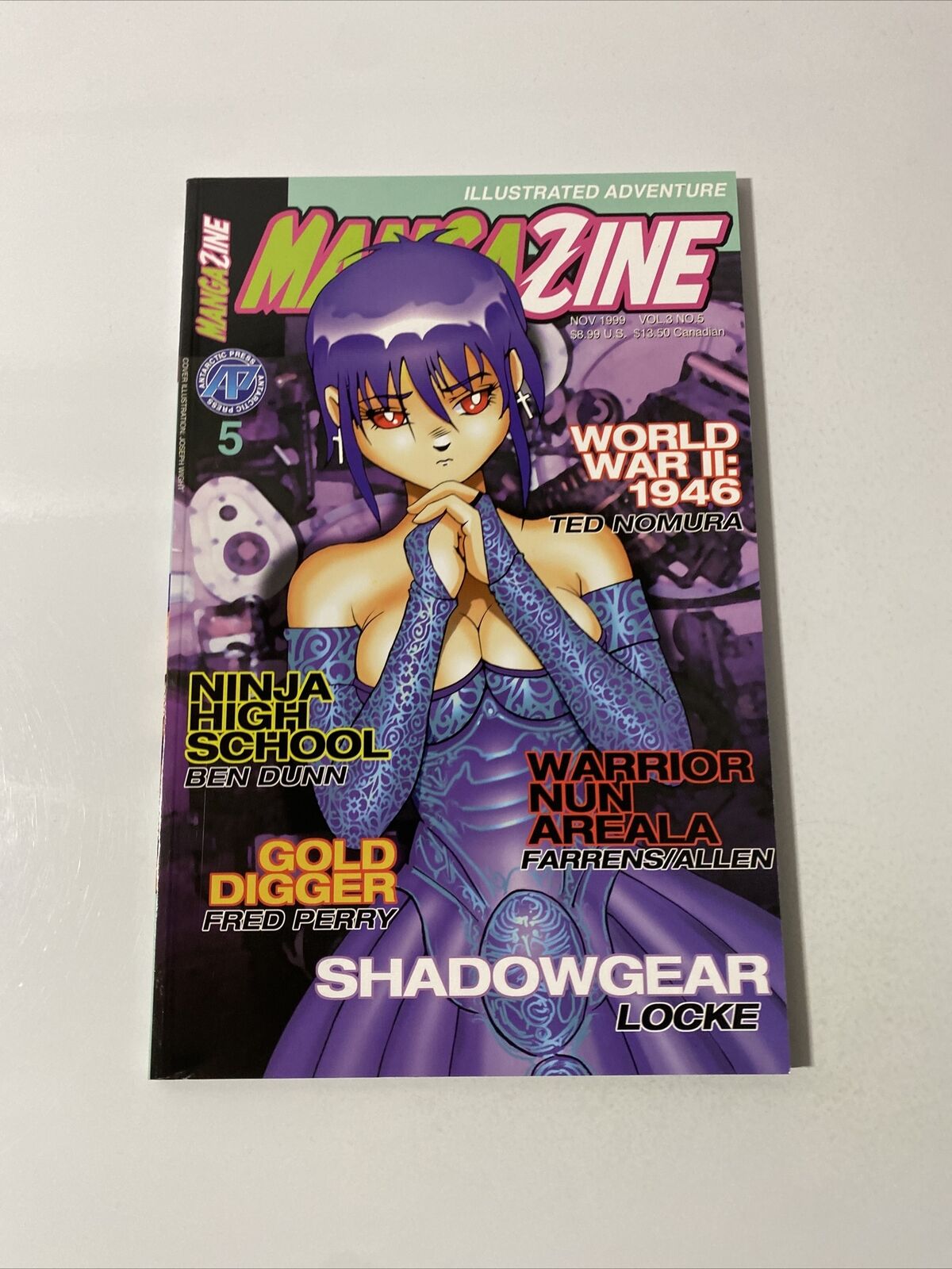 Mangazine #5 Antarctic Press Magazine 1999 Ninja High School Shadowgear Volume 3