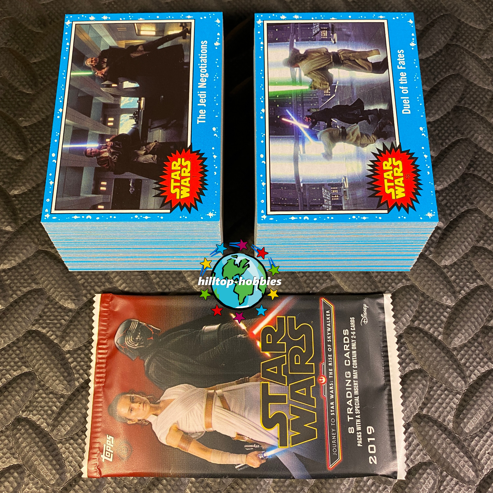 2019 TOPPS STAR WARS JOURNEY TO THE RISE OF SKYWALKER 110-CARD BASE SET +WRAPPER