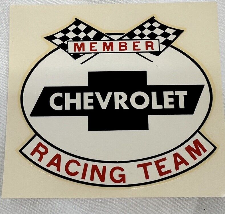 Vintage Ed “Big Daddy” Roth CHEVROLET4”  Racing Team Member Water Trans Sticker