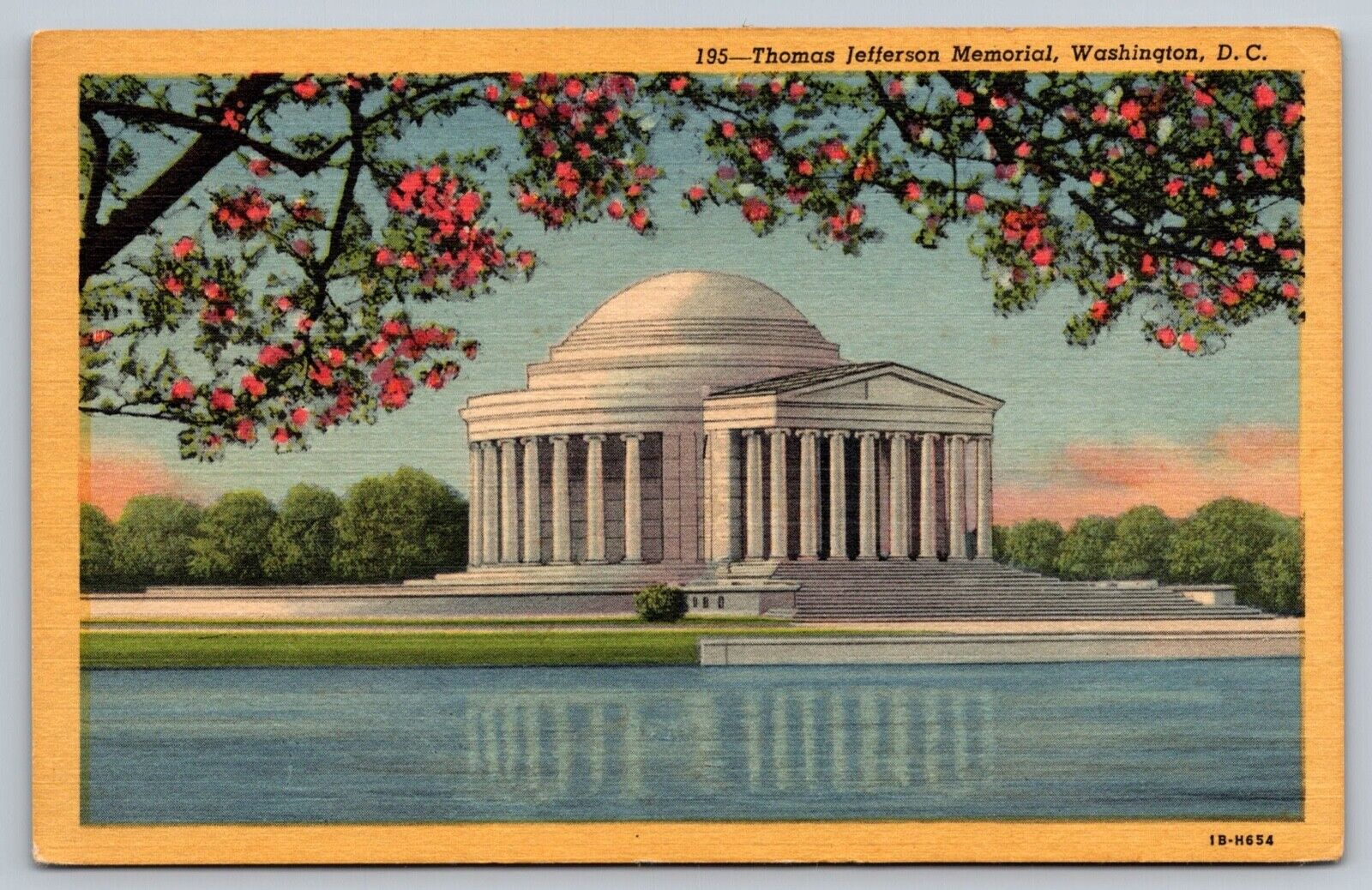 Thomas Jefferson Memorial, Washington DC Postcard Unposted Vintage