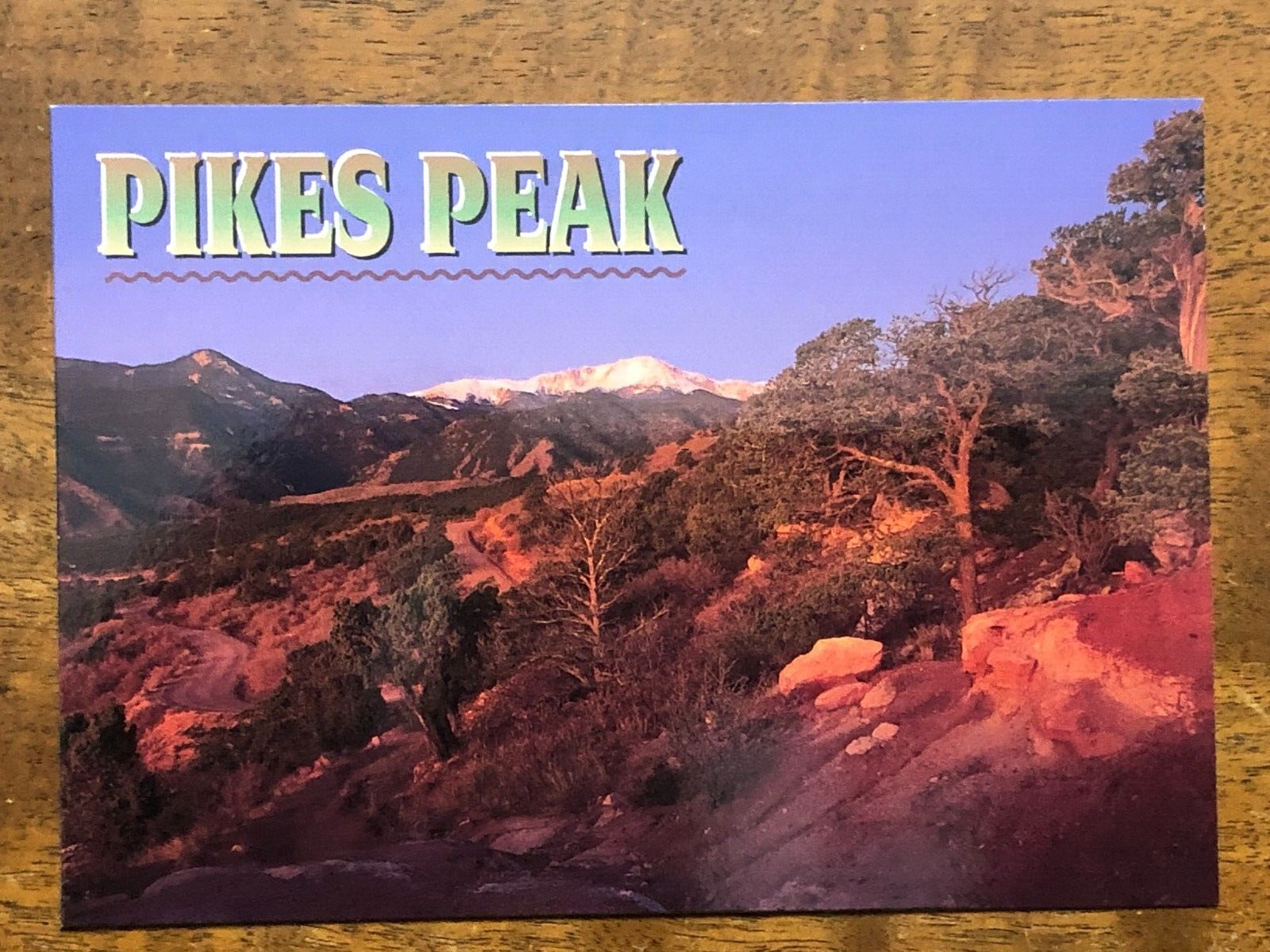 Pikes Peak Colorado postcard \