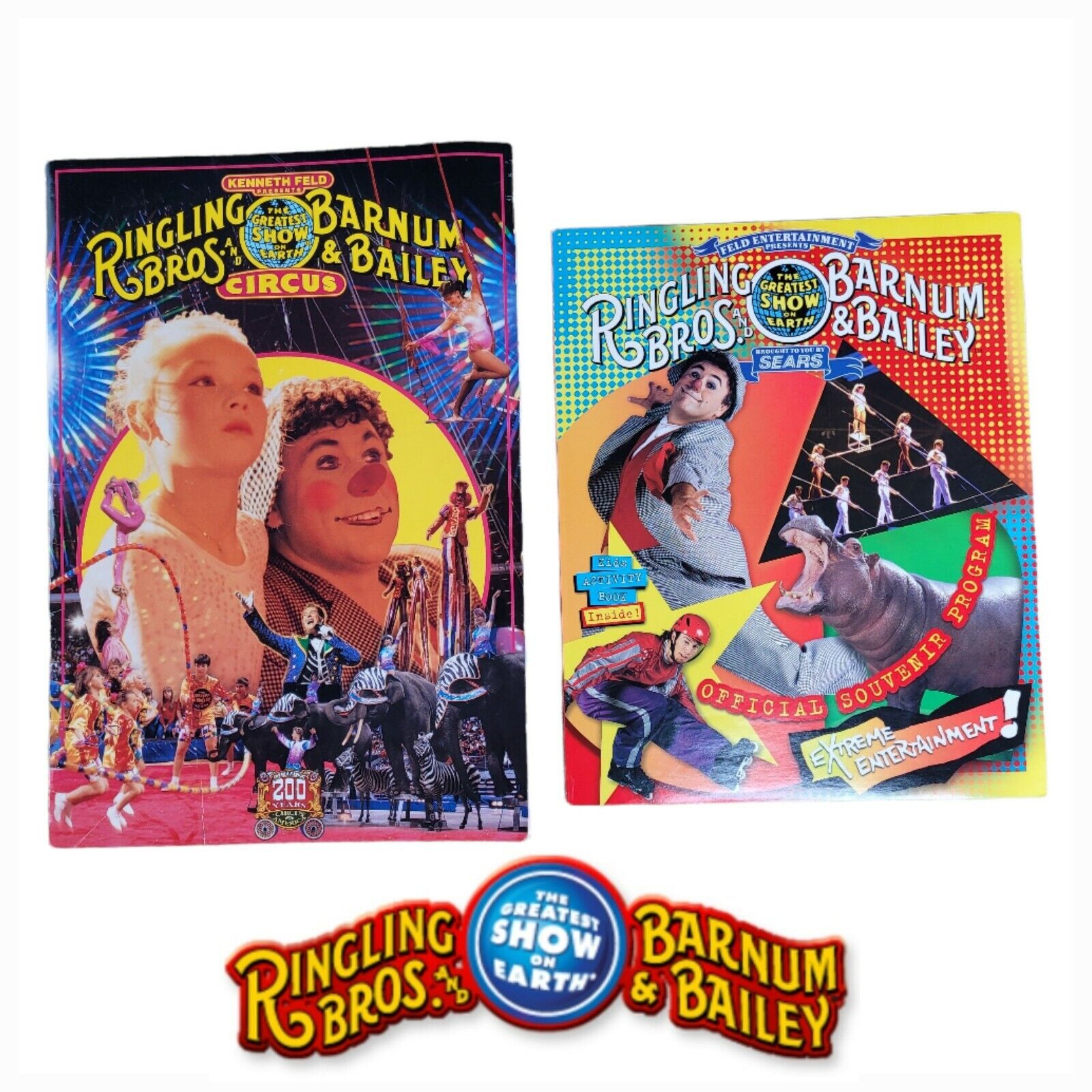 💥1993 & 1997 Ringling Bros And Barnum & Bailey Circus Magazine Program Editions