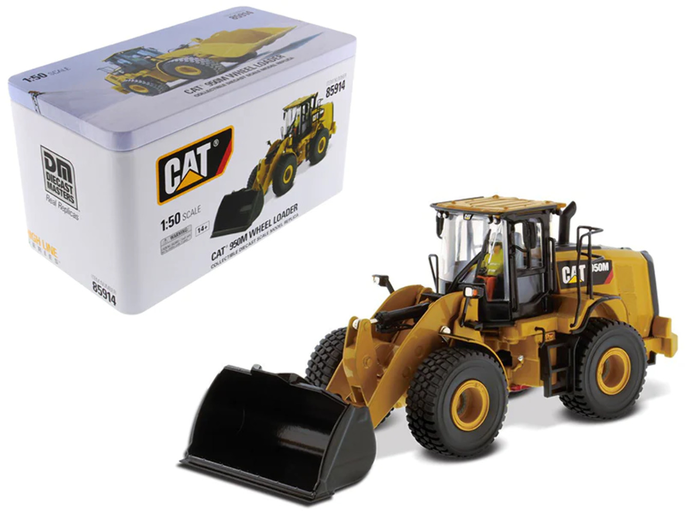 CAT 950M Wheel Loader with Operator High Line Series 1/50 Diecast Model