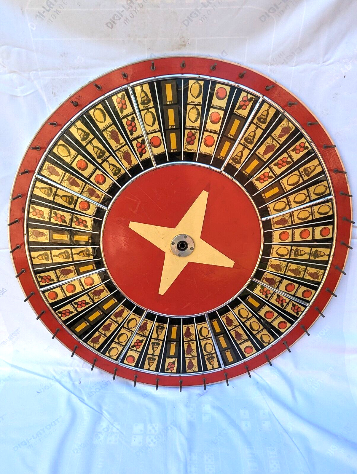 Vintage Carnival Gaming Wheel /  42\