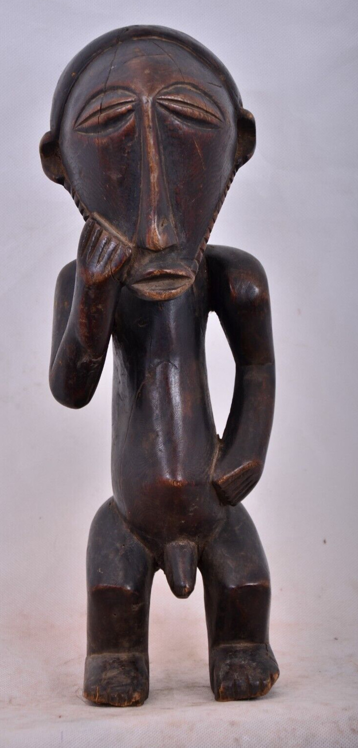 African Tribal Art,Bembe Standing male Figure African Art