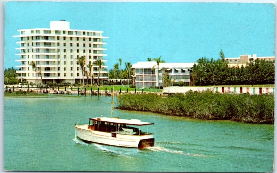 Postcard - Cruising The Intracoastal Waterway At Tequesta, Florida