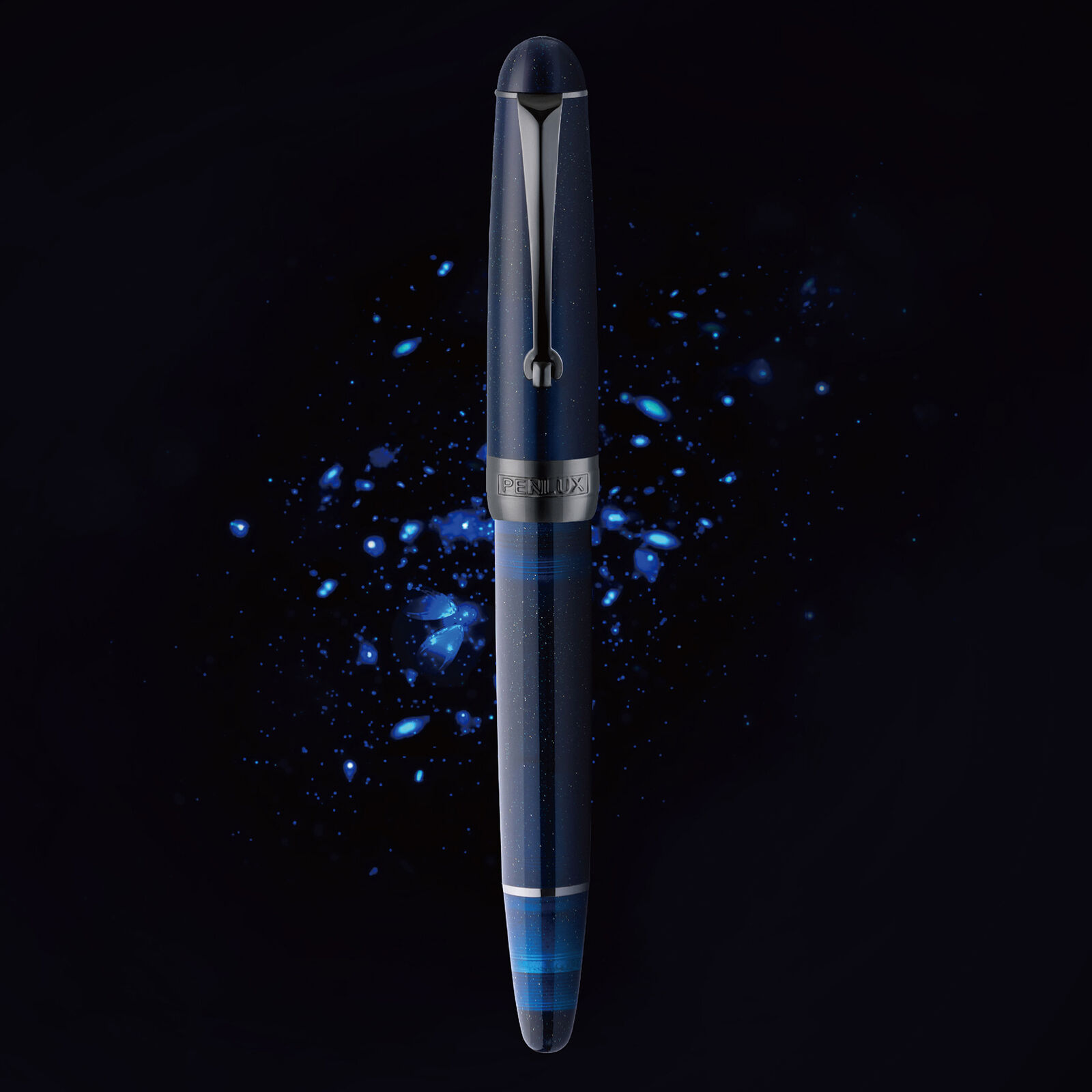 Penlux Masterpiece Delgado Fountain Pen in Firefly - Fine Point - NEW in Box