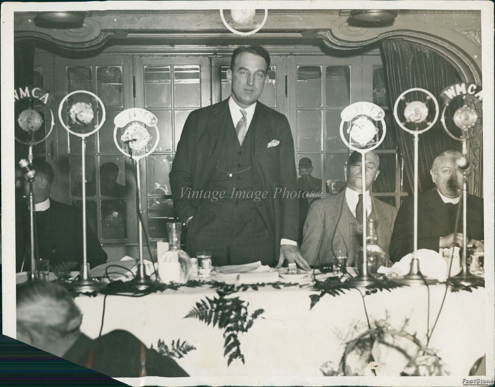 1932 Rep John M Mead Ny Post Office Holy Name Society Breakfast Event Photo 8X10
