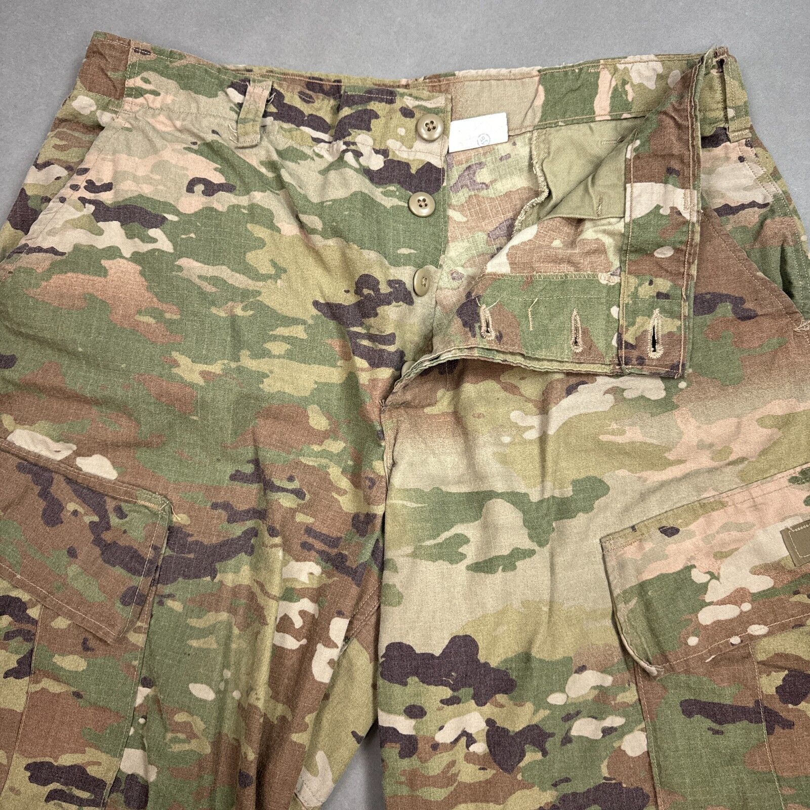 US Military Multicam Pants Mens Large Brown Flame Resistant FR Army Combat OCP