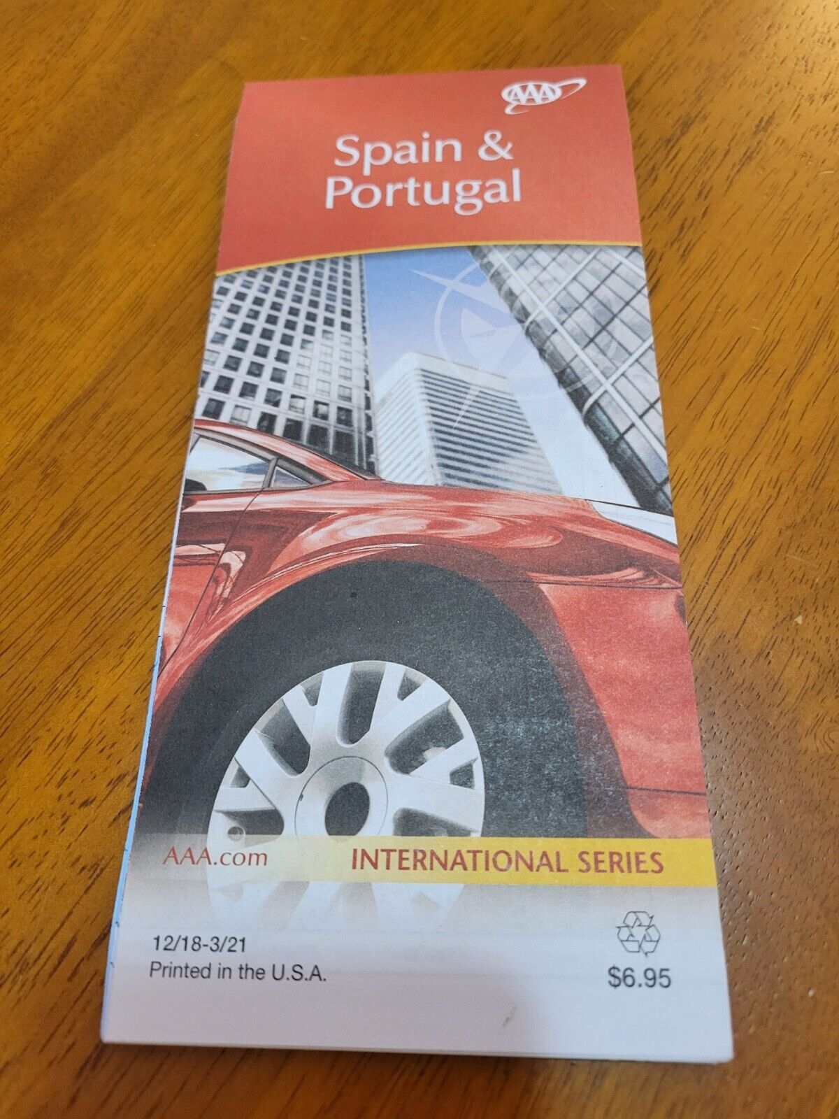 AAA SPAIN & PORTUGAL INTERNATIONAL MAP  Map AAA Road Tour Map NEW