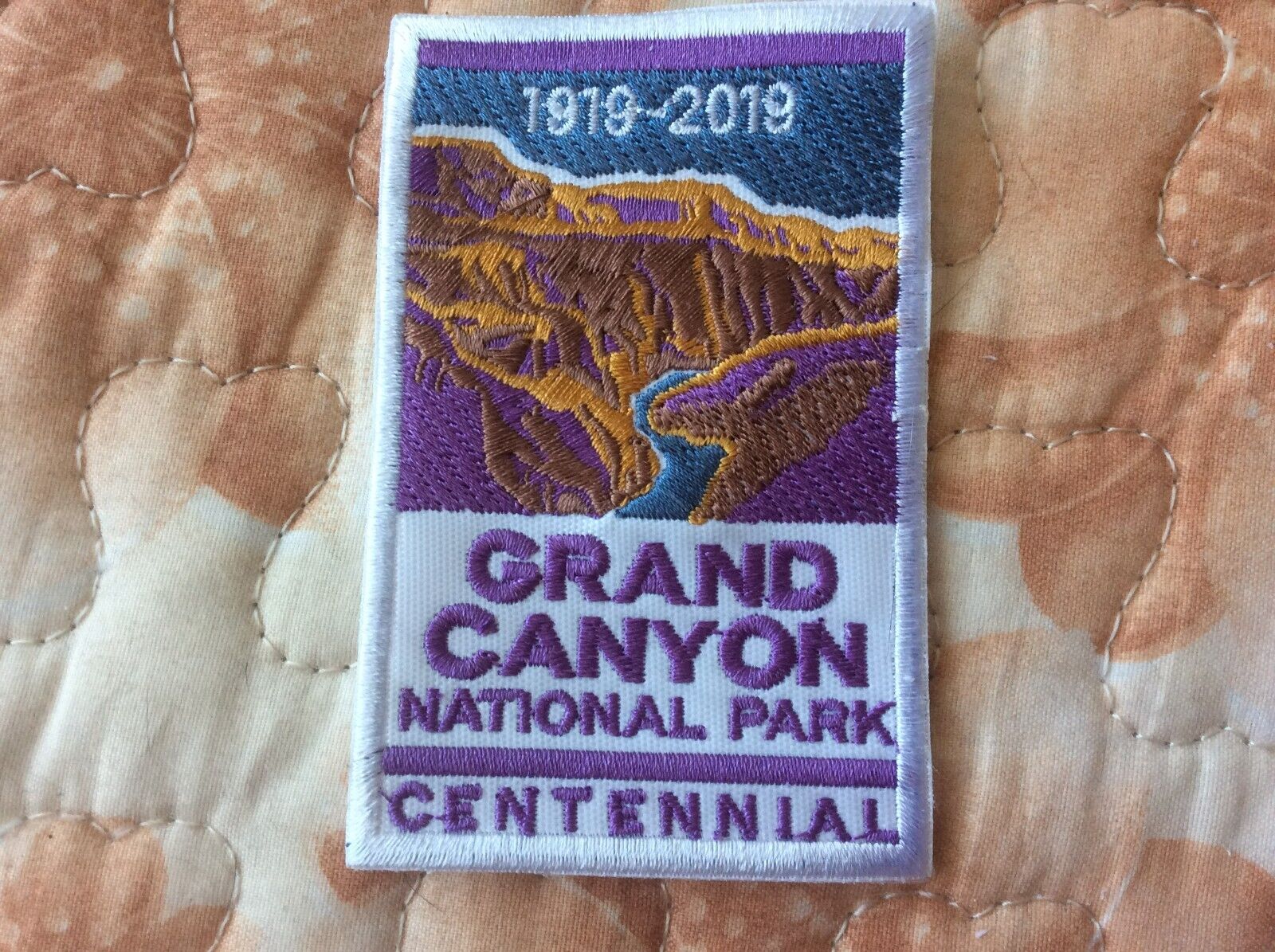 Patch Grand Canyon National Park Centennial 1919-2019 Arizona