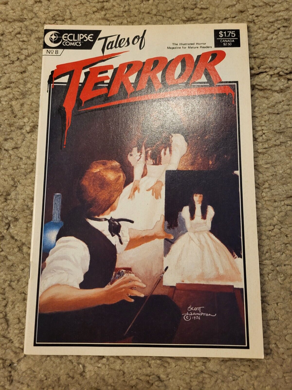 Tales Of Terror 8 Eclipse comics lot Scott Hampton 1986 HIGH GRADE